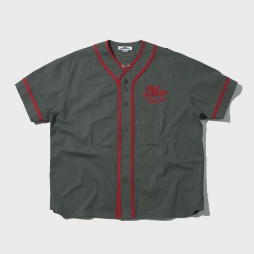 �ڿ����δ���Ʈ�� �ø��� ��Ŀ�� �ֽ���ƽ ���̽����� �÷��� Nice Baseball ���� Grey 154273 XL