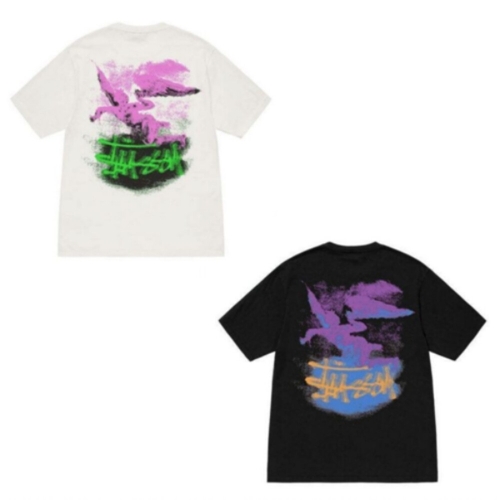 스투시 폴른 엔젤 피그먼트 다이드 반팔 티셔츠 1904957US_이미지