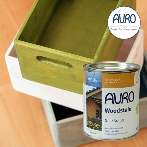 AURO No.160 아우로 수성스테인 0.375L 약5m2 시공