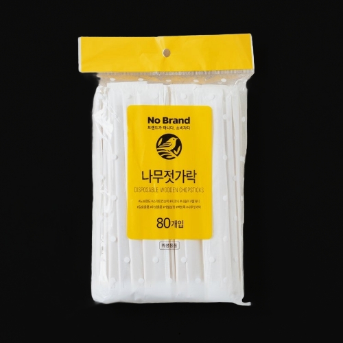 이마트 노브랜드 나무젓가락 80개 (4팩(320개))_이미지