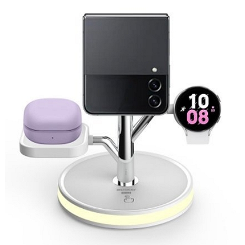 머레이 3in1 맥세이프 무드등 무선충전기 TRI-10 (갤럭시워치용, 어댑터미포함)_이미지