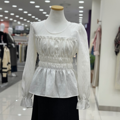 동광인터내셔날 스위트숲 프릴 스모킹블라우스/OC3LST3A_SH