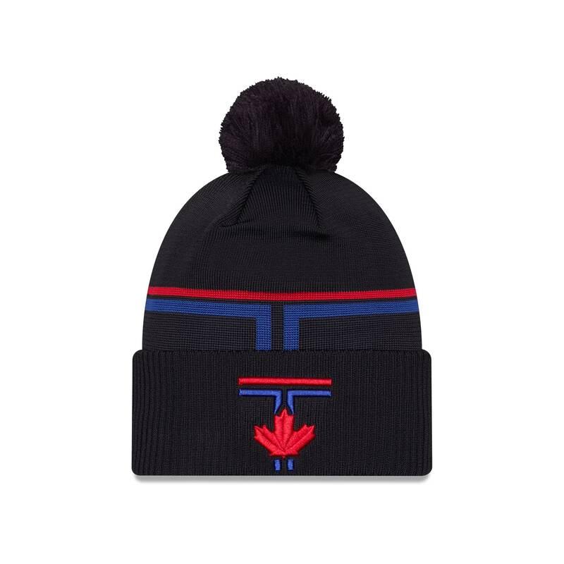 MLB 뉴에라 1216616 모자 토론토 블루제이스 City Connect Pom Knit Hat