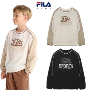 휠라 휠라 키즈 파이핑 우븐 맨투맨 (FK253WH07X001-31)