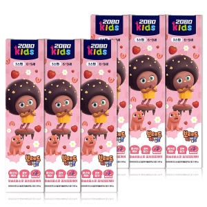 2080 키즈 3스텝 브레드 이발소 치약 베리믹스향 80g이미지입니다. 누르면 해당 게시물로 새창이동합니다.