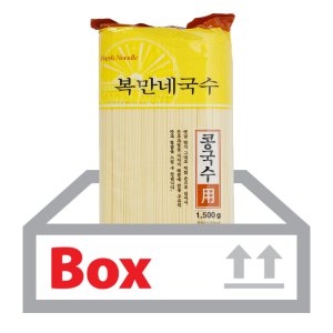 복만네식품 복만네 콩국수용 국수 1.5kg (10개)_이미지