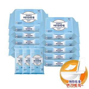 크리넥스 마이비데 클린케어 화장실용 물티슈 캡형 46매 + 리필형 10매이미지입니다. 누르면 해당 게시물로 새창이동합니다.