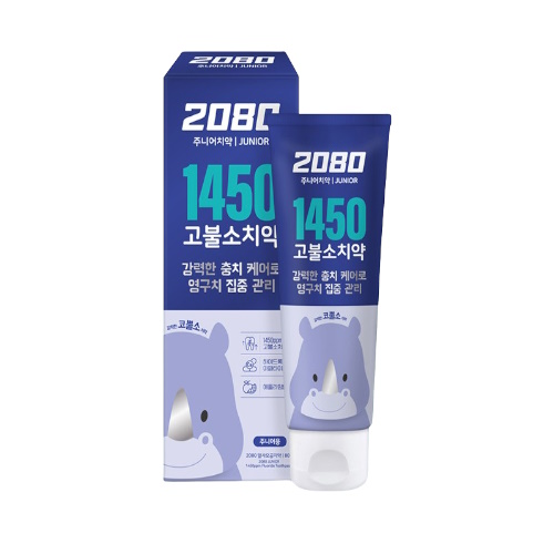 2080 1450 고불소 주니어 치약 80g (3개)