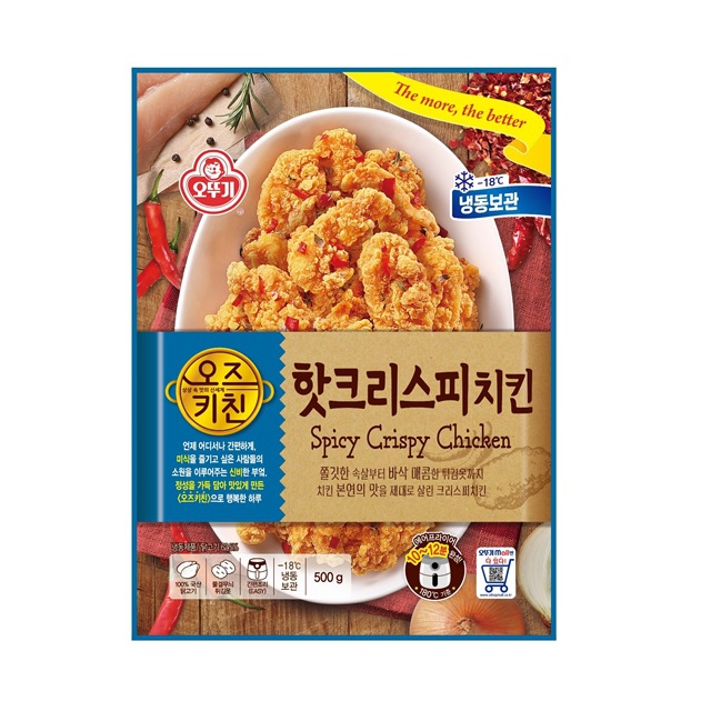 오뚜기 오즈키친 핫 크리스피치킨 500g이미지입니다. 누르면 해당 게시물로 새창이동합니다.