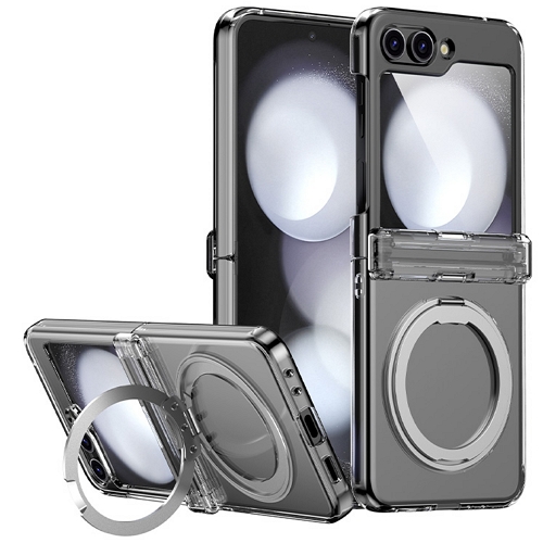 ISK 갤럭시Z 플립6 STAR 씨엘 퓨어 거치 겸용 맥세이프 힌지커버 케이스_이미지