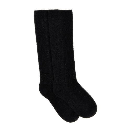 발렌티노 페루레이티드 V 패턴 모헤어 양말 B3KI02T95Q 0NO_이미지