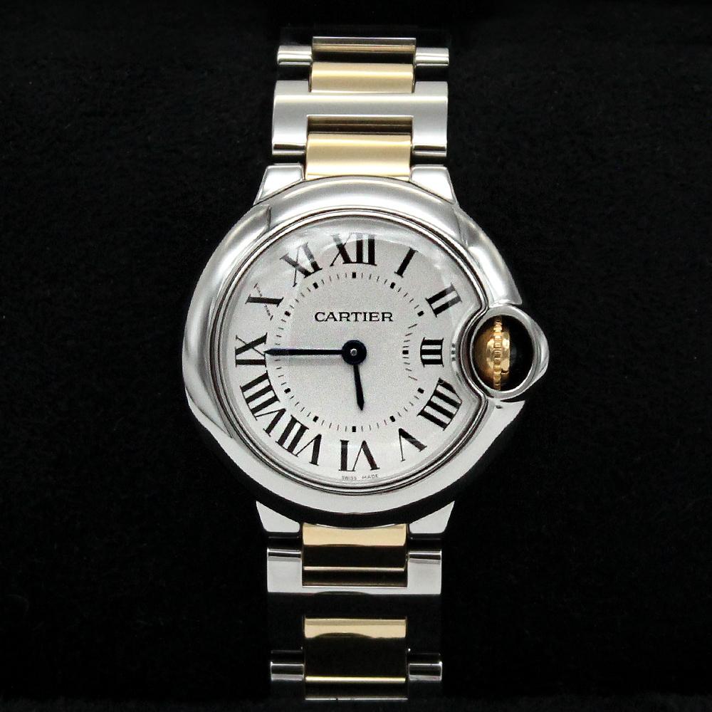 다올동래 발롱블루 28mm 콤비 쿼츠 W69007Z3