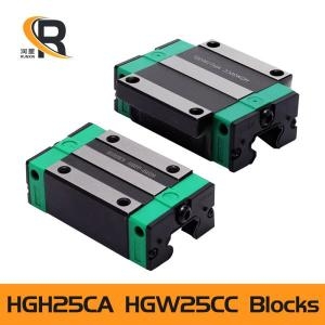 CNC HGH25CA HGW25CC 선형 가이드 레일 블록 매치 사용 HIWIN HGR25 라우터용 포함 1 개