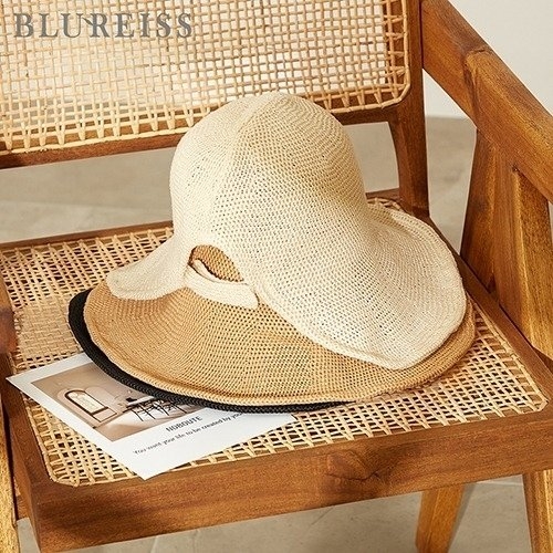 블루레이스 라피아햇비치벙거지모자_BI3M1AC9001