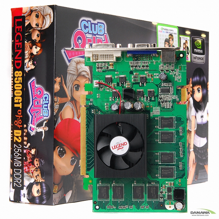 유니텍전자 LEGEND 지포스 8500GT LEGEND 마왕 D2 256MB 오디션_이미지