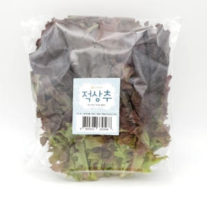 건강채소 국내산 간편손질야채 적상추 100g