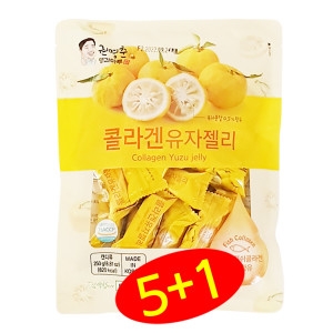 [불명] 저분자 피쉬 콜라겐 유자 젤리 5+1 HCCP 250g_이미지