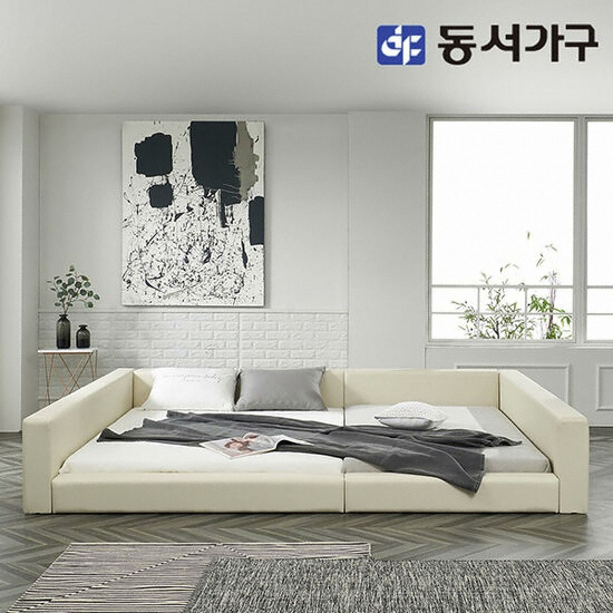 동서가구 이즈 포비 코지형 패밀리침대 SS+Q (55T라텍스독립)