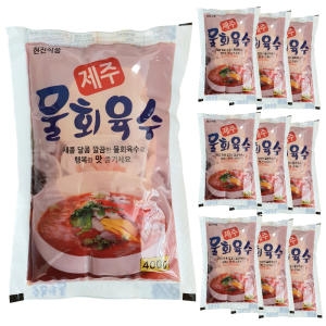 현진식품 물회육수 400g x 10팩 제주 물회 양념 소스
