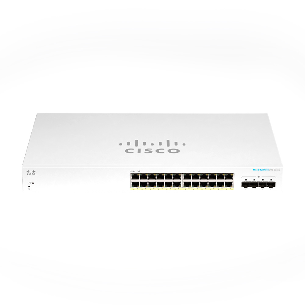 CISCO CBS220-24FP-4G-EU 스위치허브