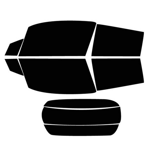 넥스텍 열차단 측후면 썬팅필름 쉐보레 더 넥스트 스파크 전용 (5%)_이미지