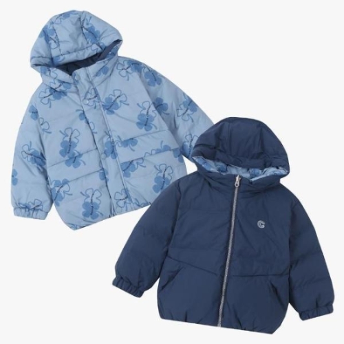 이랜드 치크 HC04 리버서블 네잎클러버 덕파이버 점퍼 리버서블 네잎클러버 덕파이버 점 S41555663