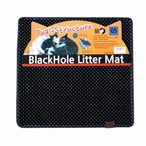 묘심 모래매트 사각중형 블랙