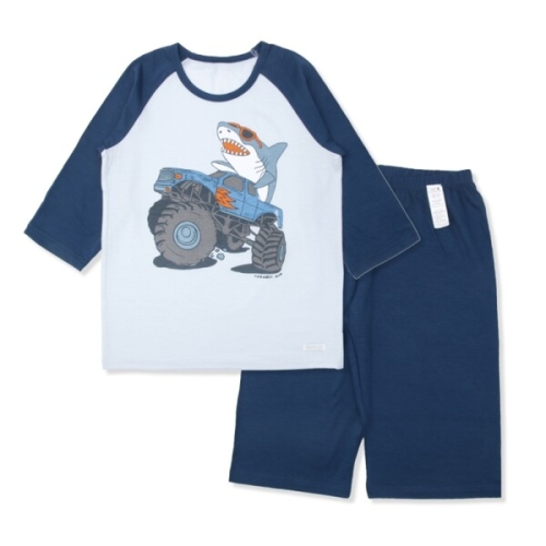 오가닉맘 덤샤크칠부아동내의 MISL7K0212