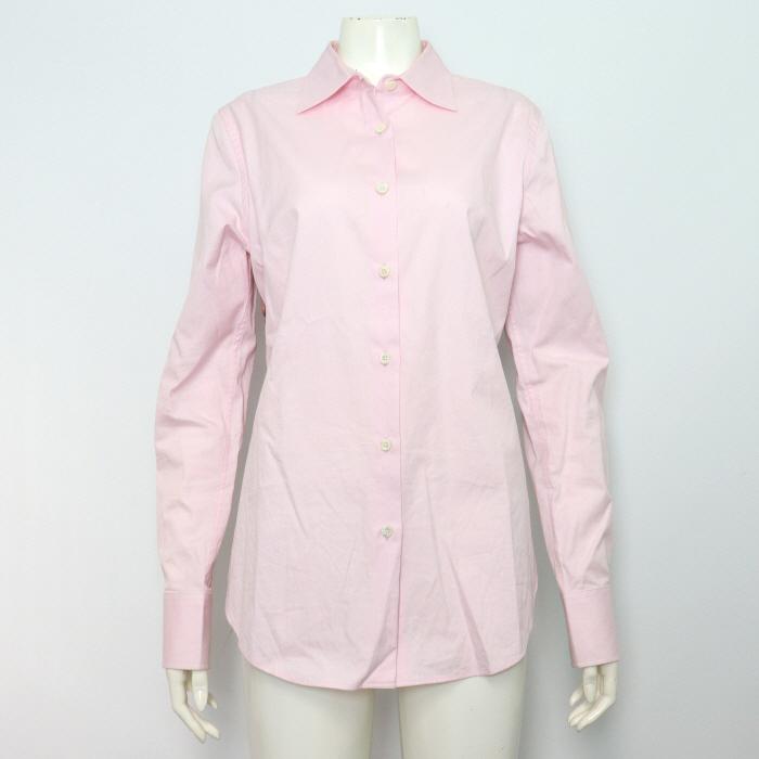 프라다 P467H 핑크 옥스포드 코튼 여성 셔츠aa60193