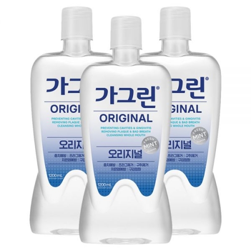 동아제약 가그린 오리지널 1200ml (3개)