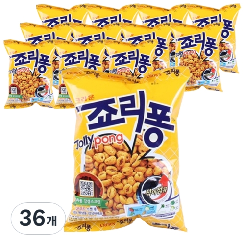 크라운제과 죠리퐁 74g (36개)