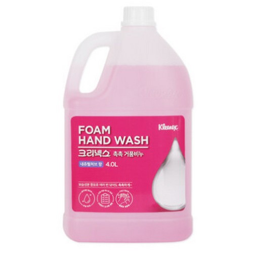 크리넥스 촉촉 핸드워시 내츄럴허브향 4L (1개)_이미지