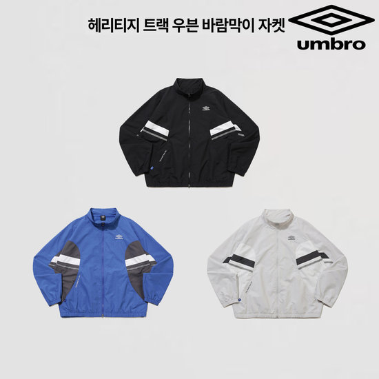 백 헤리티지 트랙 우븐 바람막이 자켓 UR121CJK13