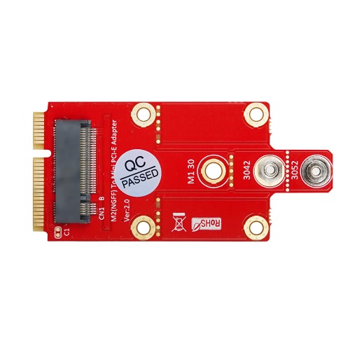 라이트컴 COMS IF813 M.2 KEY B(NGFF) WWLAN to mini PCIe 컨버터