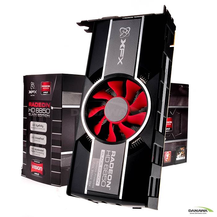 XFX 라데온 HD 6850 Black Edition D5 1GB Vapor_이미지