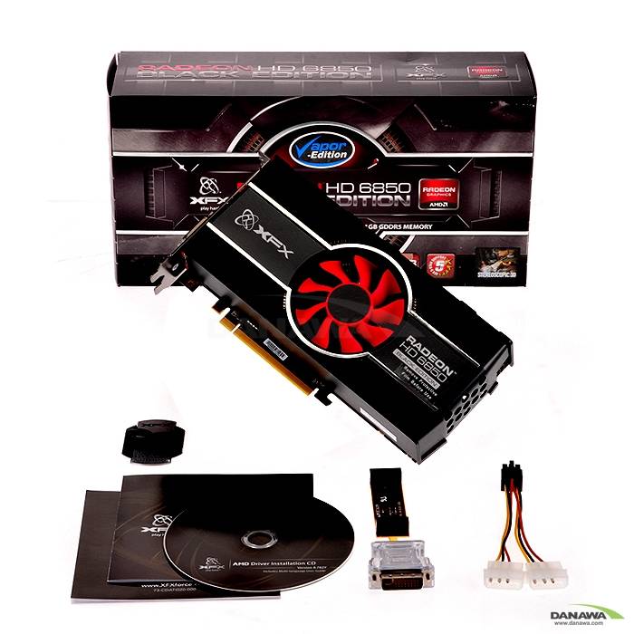 XFX 라데온 HD 6850 Black Edition D5 1GB Vapor_이미지