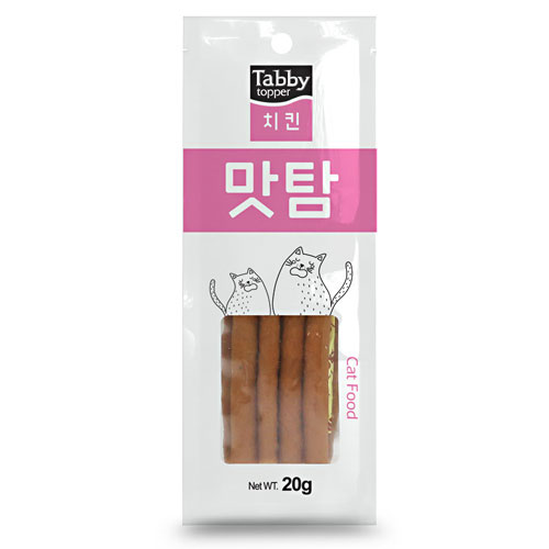 테비토퍼 ㅤ맛탐 치킨 고양이 져키 20g (40개)_이미지