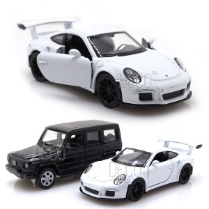 벤츠 G클래스 + 포르쉐911GT3 미니카 2P 세트-웰