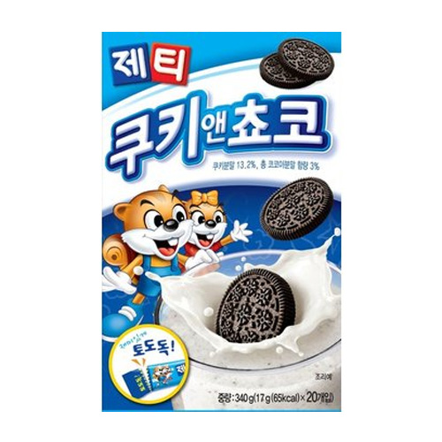 제티 쿠키앤초코 스틱 17g 20개입