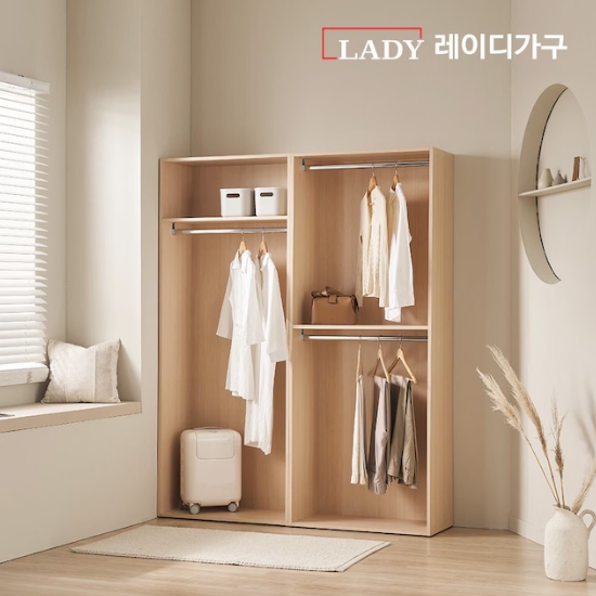 레이디가구 이안 A세트 드레스룸 1600_이미지