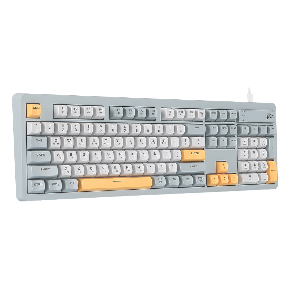 지클릭커 OFFICEPRO OPK50 사일런스 M RGB 무소음 방수 104 (Navy Blue)_이미지