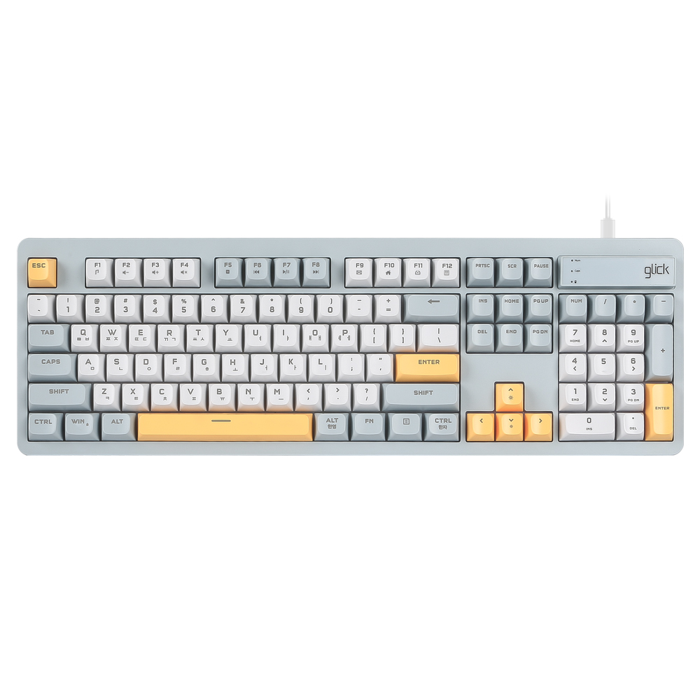 지클릭커 OFFICEPRO OPK50 사일런스 M RGB 무소음 방수 104 (Navy Blue)_이미지