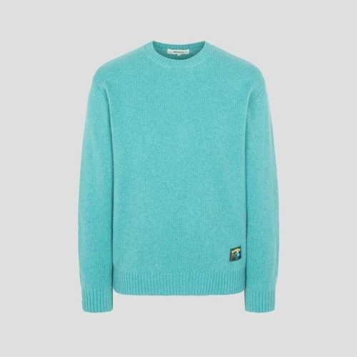 빈폴 FW25 멘 푸즈예티 라운드 니트 라이트 그린 BC5X51C50L_이미지