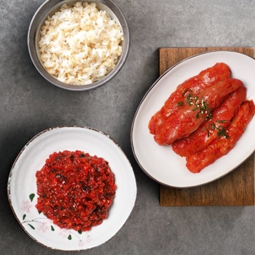 비빔낙지젓 500g + 명란젓 500g