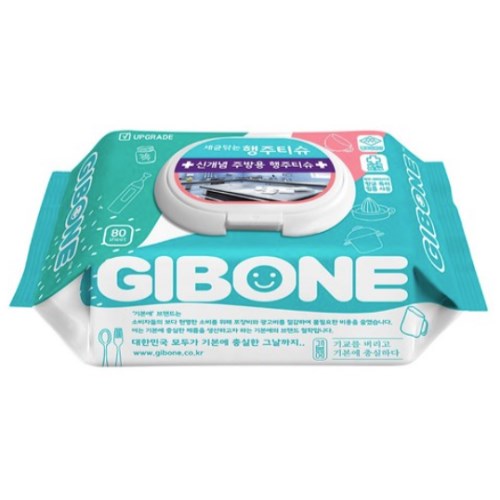 기본에 세균닦는 행주티슈 캡형 80매 (10팩)_이미지