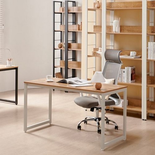 하모벨 티체 사무실 학생 컴퓨터 철제 책상 (1400x600)_이미지