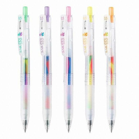제브라  사라사클립 마블컬러 중성펜 0.5mm[1개]