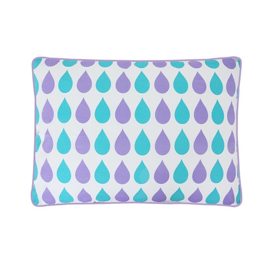 더스타일팩토리 마이홈스타일리스트 물방울 바이올렛 프린트 베개커버 (70x50cm)