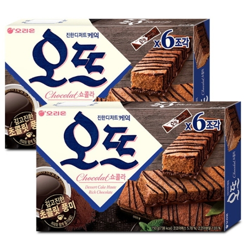 오리온 케익오뜨 쇼콜라 150g (2개)_이미지