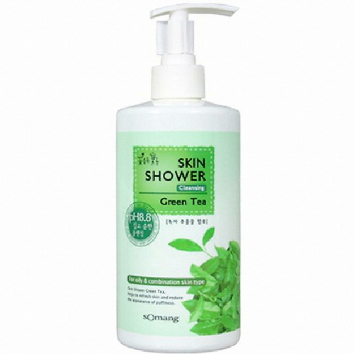 꽃을든남자 스킨샤워 클렌징 녹차 350ml (2개)_이미지